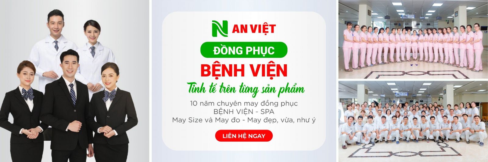 Bộ động phục công sở, đồng phục bệnh viện