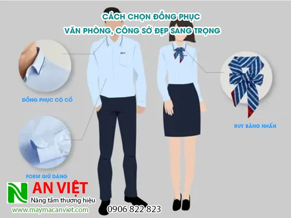 Cách chọn đồng phục văn phòng, công sở đẹp sang trọng