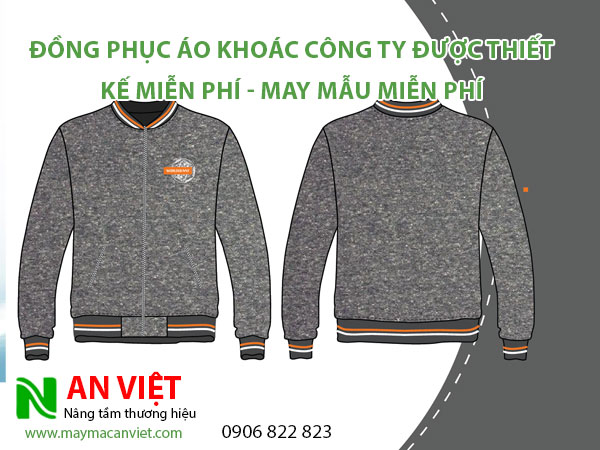 Đồng phục áo khoác công ty được Thiết kế Miễn Phí - May mẫu miễn phí