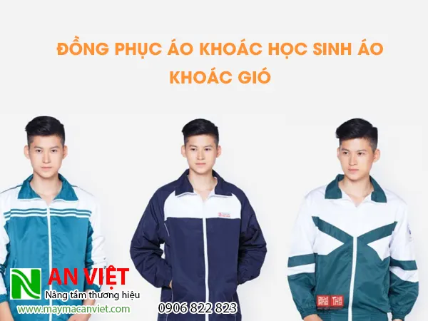 đồng phục áo khoác học sinh Áo khoác gió