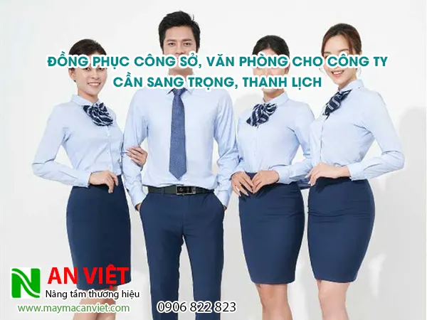 Đồng phục công sở, văn phòng cho công ty  cần sang trọng, thanh lịch