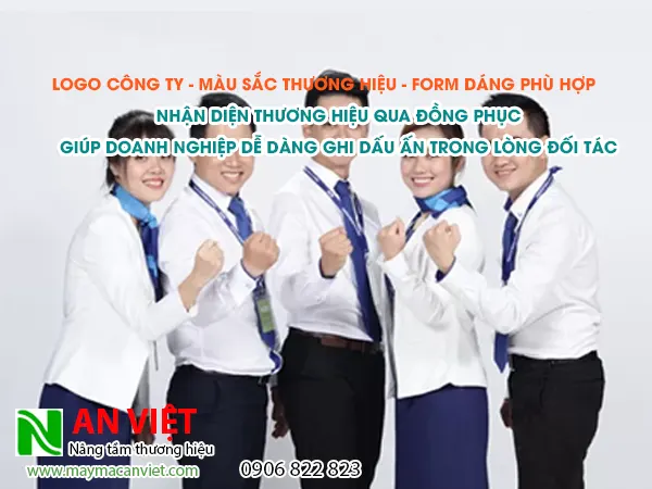 Nhận diện thương hiệu qua đồng phục giúp doanh nghiệp dễ dàng ghi dấu ấn trong lòng đối táca